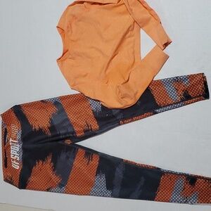 UfSport Workout Set of Legging and Top Coordinated Size M